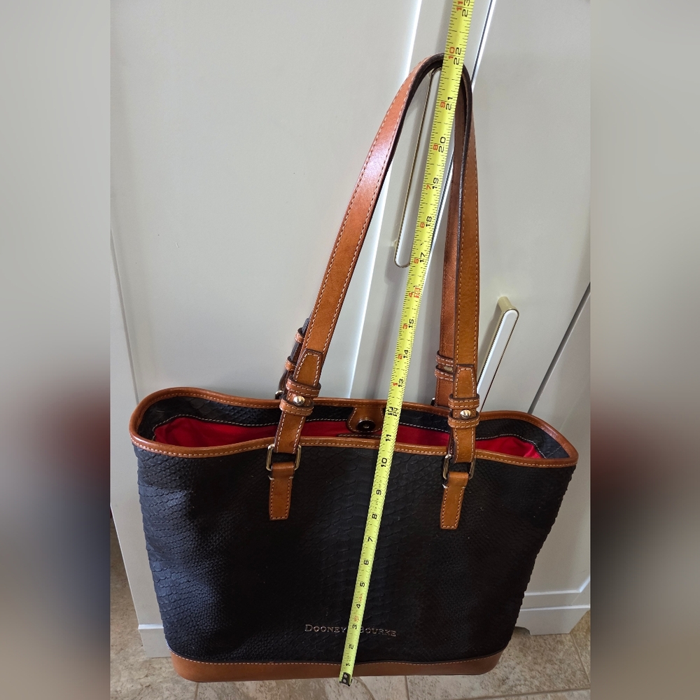 Dooney & Bourke Cara Python Embossed Leather Tote - image 15